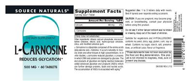 L-Carnosine 500 mg