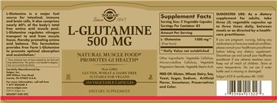 L-Glutamine 500 mg