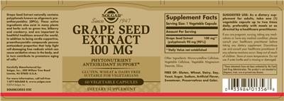 Grape Seed Extract 100 mg