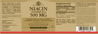 Niacin 500 mg