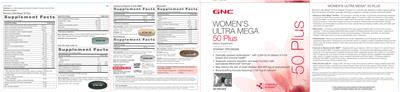 Photo of the GNC Women's Ultra Mega Calcium & Vitamin D With MBP label