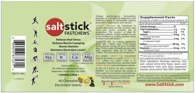 SaltStick Fastchews Lemon-Lime