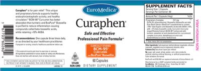 Photo of the EuroMedica Curaphen label