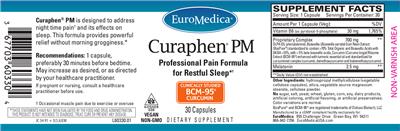 Photo of the EuroMedica Curaphen PM label