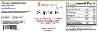 Photo of the Bronson Super B label