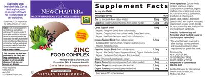 Zinc Food Complex