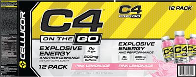 Photo of the Cellucor C4 On The Go Pink Lemonade label