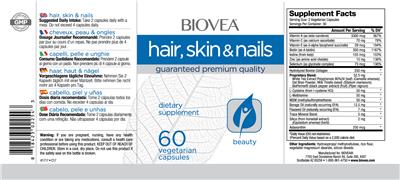 Photo of the BIOVEA Hair, Skin & Nails label