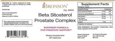 Beta Sitosterol Prostate Complex