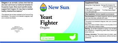 Photo of the New Sun Yeast Fighter label