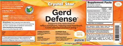 Photo of the Crystal Star Gerd Defense label