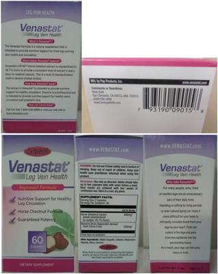 Photo of the Body Gold Venastat Leg Vein Health label