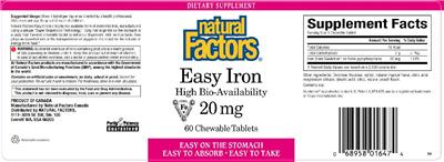 Easy Iron High Bio-Availability 20 mg