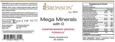 Photo of the Bronson Mega Minerals With D label