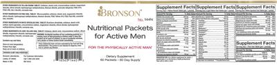 Photo of the Bronson White Speckled Vitamin & Mineral label