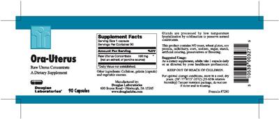 Ora-Uterus Raw Uterus Concentrate