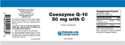 Photo of the Douglas Laboratories Coenzyme Q-10 50 mg With C label