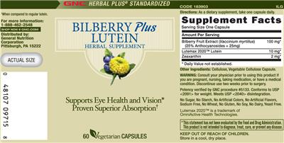 Bilberry Plus Lutein