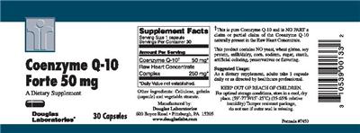 Coenzyme Q-10 Forte 50 mg