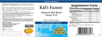 Kid's Factors Balanced DHA Blend Omega 3 & 6