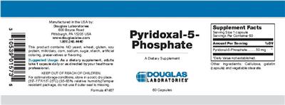 Photo of the Douglas Laboratories Pyridoxal-5-Phosphate label