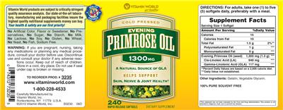 Evening Primrose Oil 1300 mg