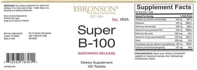 Super B-100 Sustained Release