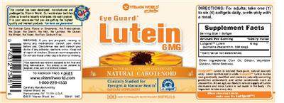 Eye Guard Lutein 6 mg