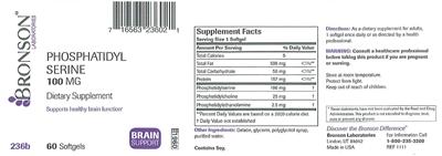 Phosphatidyl Serine 100 mg