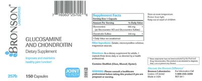 Glucosamine And Chondroitin