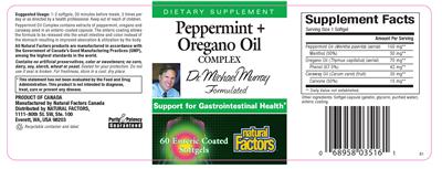 Peppermint + Oregano Oil Complex