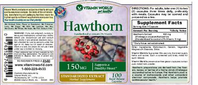 Hawthorn 150 mg