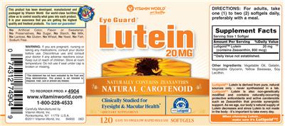 Eye Guard Lutein 20 mg