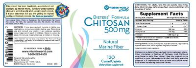 Dieters' Formula Chitosan 500 mg
