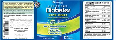 High Potency Diabetes Support Formula