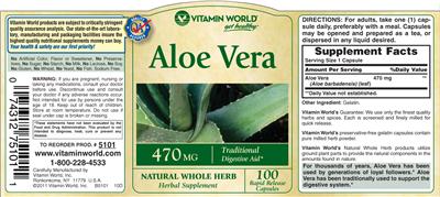 Aloe Vera 470 mg