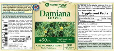 Damiana Leaves