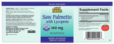 Saw Palmetto With Lycopene 160 mg