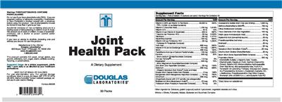 Photo of the Douglas Laboratories Joint Health Pack label