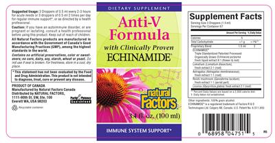 Anti-V Formula With Clinically Proven Echinamide