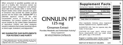 Cinnulin PF 125 mg