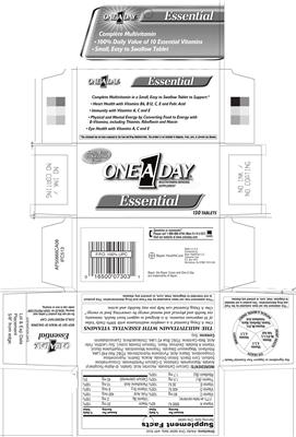 Photo of the Bayer One A Day Essential label