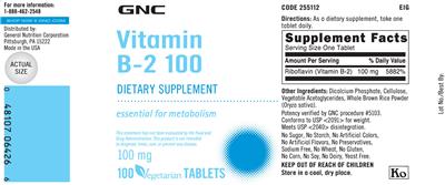 Vitamin B-2 100