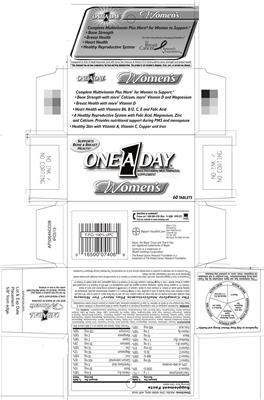 Photo of the Bayer One A Day Women's label