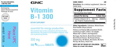 Vitamin B-1 300 mg