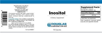 Photo of the Douglas Laboratories Inositol label
