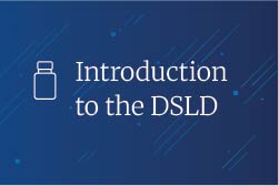 Introduction to the DSLD