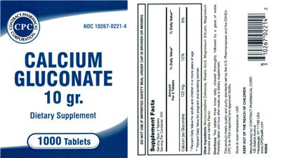 Product label image for Calcium Gluconate